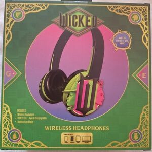 Wicked Wireless Headphones with Built-in Mic.